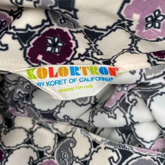 Vintage Kolortron Koret Polyester Blouse - Picture 4 of 7